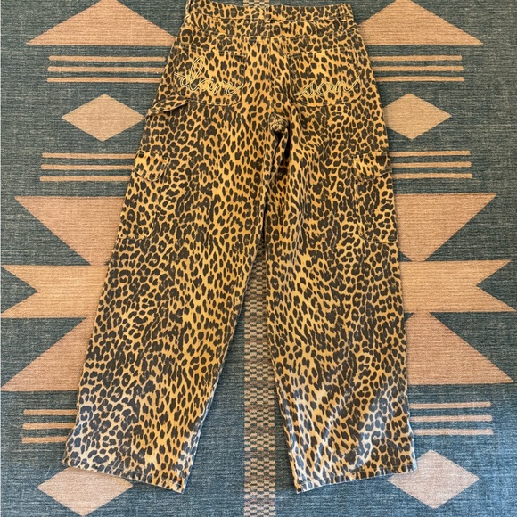 Leopard Print Women's Pants - Picture 5 of 6